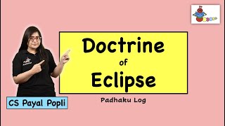 Doctrine of Eclipse  Doctrine of Eclipse in Hindi आच्छादन का सिद्धांत  Article 13 [upl. by Eimarrej]