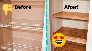 Dollar Tree Wire Shelf Makeover [upl. by Autumn521]