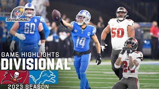 Tampa Bay Buccaneers vs Detroit Lions Game Highlights  NFL 2023 Divisional Round [upl. by Htebazle]