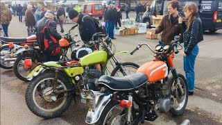 KEMPTON PARK MOTORCYCLE AUTOJUMBLE  Bikes amp Spare Parts amp Tools amp EVERYTHING ELSE MOTORCYCLING Here [upl. by Osicnarf]