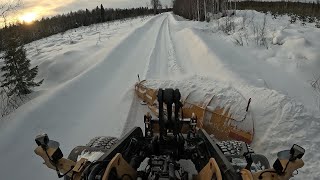 Plowing 20 cm fresh snow [upl. by Mozza509]