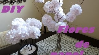 FLORES DE PAPEL HIGIÊNICO\DECORAÇÃO [upl. by Dagna885]