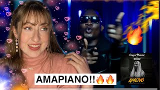 FIRST TIME REACTING TO Goya Menor amp Nektunez  Ameno Amapiano Remix You Wanna Bamba [upl. by Newlin]