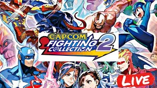 MARVEL vs CAPCOM Fighting Collection Arcade Classics PS4 LIVE [upl. by Lenra784]