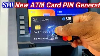 sbi atm pin generation  atm card kaise use kare sbi atm pin kaise banaye [upl. by Lapides]