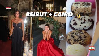 TASTING DIFFERENT MATCHAS IN CAIRO BEIRUT VLOG groceries famdaily  عرس في القاهرة و بيروت فلوج [upl. by Judus]