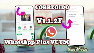 Nueva Actualización WhatsApp Plus VCTM V121F YesiiMods [upl. by Anastase]