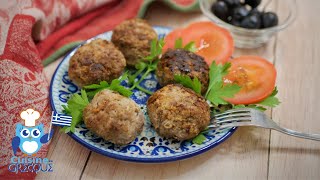 KEFTEDES  Boulettes de viande grecques  Cuisine à la grecque [upl. by Rosalynd336]