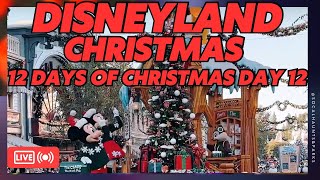 LIVE Christmas at Disneyland Holiday Fantasy Parade Disney Star Wars Haunted Mansion Small World [upl. by Vola487]