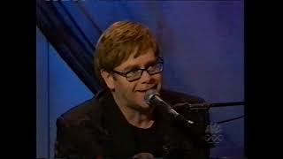 Elton John and Billy Joel  Piano Man Tonight Show with Jay Leno February 7 2001 [upl. by Ylyl]