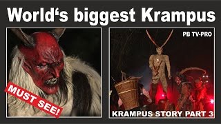 Perchtenlauf und Krampuslauf Graz  Größter Krampus [upl. by Aicatsue]