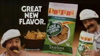 Doritos  Sour Cream amp Onion Tortilla Chips Commercial 1978 🧅 [upl. by Suedama]