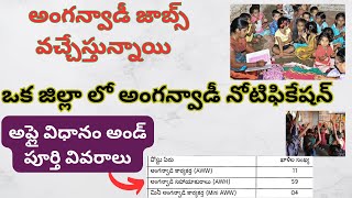 Anganwadis recruitment 2024 AP Anganwadi latest notifications details WDCW ANGANWADI RRECRUITMENT [upl. by Akeryt106]