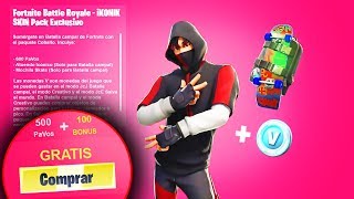 Como Conseguir SKIN IKONIK GRATIS Desbloquear Pack Exclusivo Fortnite [upl. by Paza]