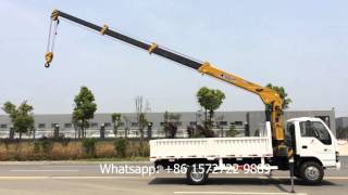 4 Ton ISUZU Hydraulic Telescopic Boom Truck Mounted Crane For Construction [upl. by Cathi12]