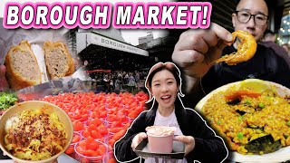 Borough Market London Food Tour  Must Try Street Food Eating Guide [upl. by Mcilroy]