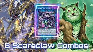 Master Duel 6 SCARECLAW Combos With COLOSSUS amp NATURIA BEAST  Part 28 [upl. by Ahkeber287]