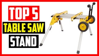 Top 5 Best Table Saw Stand with Wheels in 2021 [upl. by Eileek]