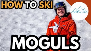 How to ski MOGULS  How to ski BUMPS [upl. by Yraillih]