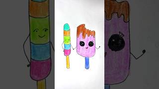 easy kids drawing trending funny comedy youtubeshorts reels new ytshorts cute icecreamlove [upl. by Peppie]