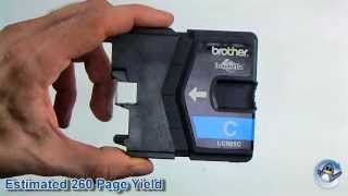 Inside Brother LC980C Cyan Ink Cartridge [upl. by Lebazej]