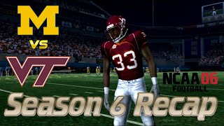 Montana State Bobcat NCAA Football 06 Dynasty  Season 6 Recap amp National Title Game [upl. by Blanchard]