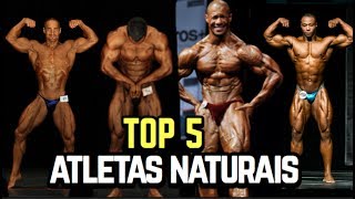 OS MELHORES FISICULTURISTAS NATURAIS TOP 5 [upl. by Ellehcrad]