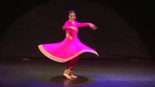 Rachna Nivas in dynamic kathak dance solo  NCPA Mumbai [upl. by Mccreary219]