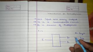 Introduction to Demultiplexer  12 DEMUX [upl. by Hillman254]