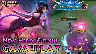 New Hero Mage Zhuxin Gameplay  Mobile Legends Bang Bang [upl. by Imer]