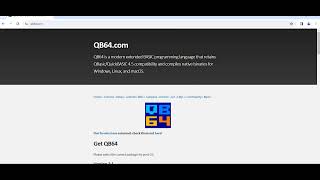 How to download qbasic 64 or jwbasic IDE pc programming concept tech ide productivityhacks [upl. by Enecnarf]