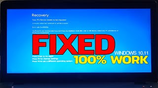 Fix Your PCDevice needs to be repaired Boot Error Code 0x000000e  WINDOWS 8 10 11 [upl. by Meave]