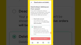 How to Delete Your Fiverr Account Mobile Version [upl. by Dewhurst311]