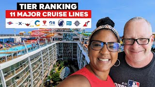 Tier Ranking All 11 Major Cruise Lines [upl. by Gottlieb151]