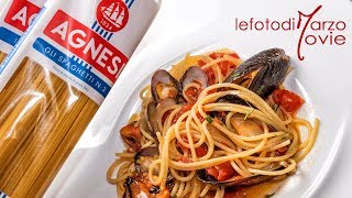 Spaghetti Agnesi ai frutti di mare cozze vongole e pomodori Chef Franco Giacomino La Betulla [upl. by Lytsirhc]