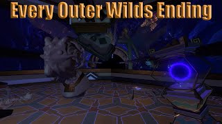 Every Outer Wilds EndingBase Game [upl. by Erik]