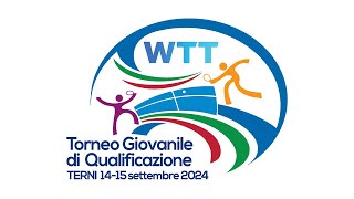 LIVE 1  Torneo Giovanile di Qualificazione WTT Italia  1509  T6 [upl. by Darlleen517]