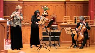 Haydn London Trio No 1  Finale vivace  for flute violin and cello [upl. by Burrell]