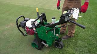 How To Properly Operate Your RYAN Jr Sod Cutter  Hydro [upl. by Ellehcsor]