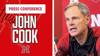 Nebraska Volleyball coach John Cook after Montana St Sweep I Huskers I GBR [upl. by Benjamin]