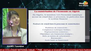 Perspectives de diversification économique en Algérie  Quel rôle pour l’économie par HARITI Yasmine [upl. by Einberger]