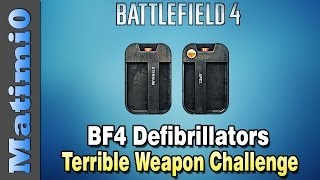 BF4 Defibrillator  Terrible Weapon Challenge Battlefield 4 Beta GameplayCommentary [upl. by Borchert765]