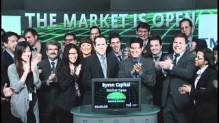 Byron Capital Markets Ltd opens Toronto Stock Exchange March 13 2012 [upl. by Lupee459]