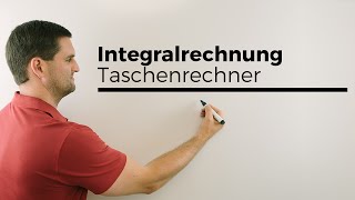 Integralrechnung mit Taschenrechner bestimmtes Integral berechnen Casiofx  Mathe by Daniel Jung [upl. by Cirederf402]