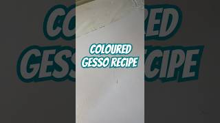 Part 1 How to make Gesso at home shorts [upl. by Singleton]