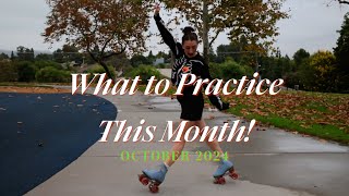 Roller Skating Skills to Practice This Month  October 2024 [upl. by Enyamrahc]