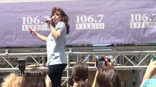 Danny Gardner and Lesli Margherita Perform Sneak Peek of DAMES AT SEA in Bryant Park [upl. by Eiknarf]