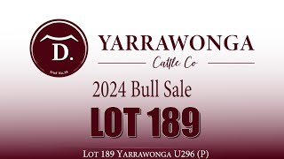 Lot 189 Yarrawonga U296 P [upl. by Nyre]