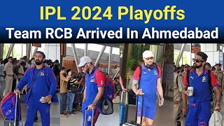 RCB Arrived At Ahmedabad Airport For IPL 2024 Playoffs  Royal Challengers Bangalore In Ahmedabad [upl. by Eatnod]