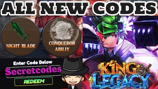 SECRET CODES KING LEGACY ALL NEW DECEMBER CODES FOR 2024 ROBLOX KING LEGACY NEW XMAS CODES [upl. by Teddie]